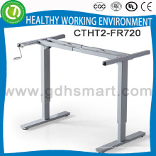 Manual control height table base